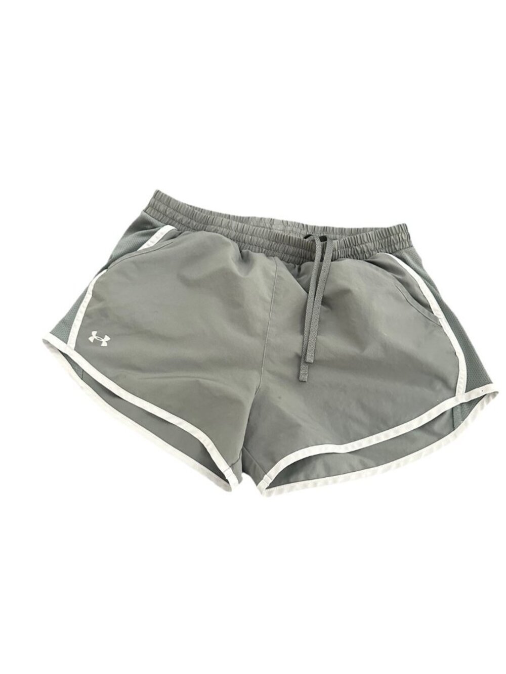 Womens Under Armour Gray Athletic Shorts Medium